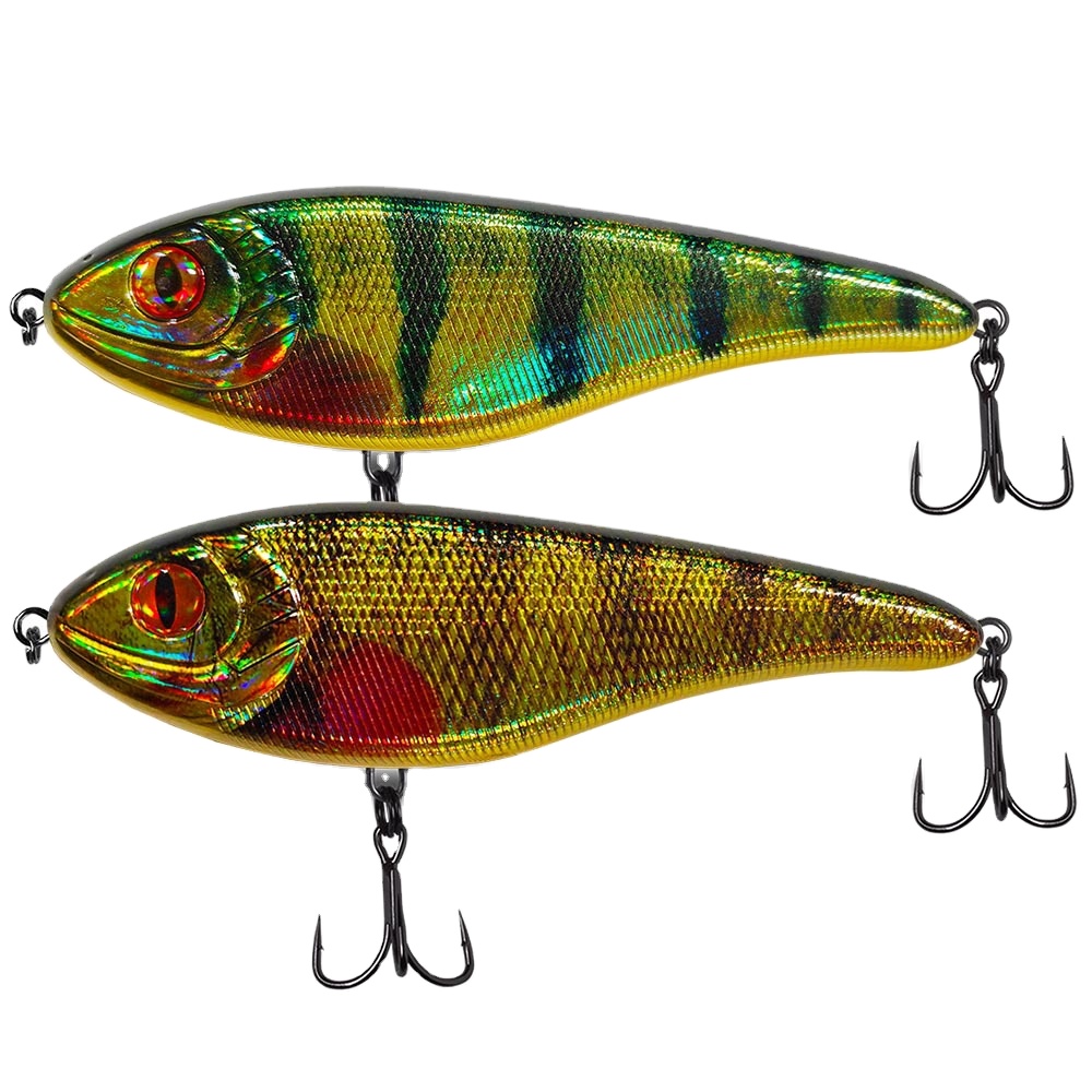CHEERY Fishing Tackle Live Bait Stainless Steel Slow-Sinking Jerk Bait 150mm 80g Freshwater Bionic Pike – Hard Lure – view 4