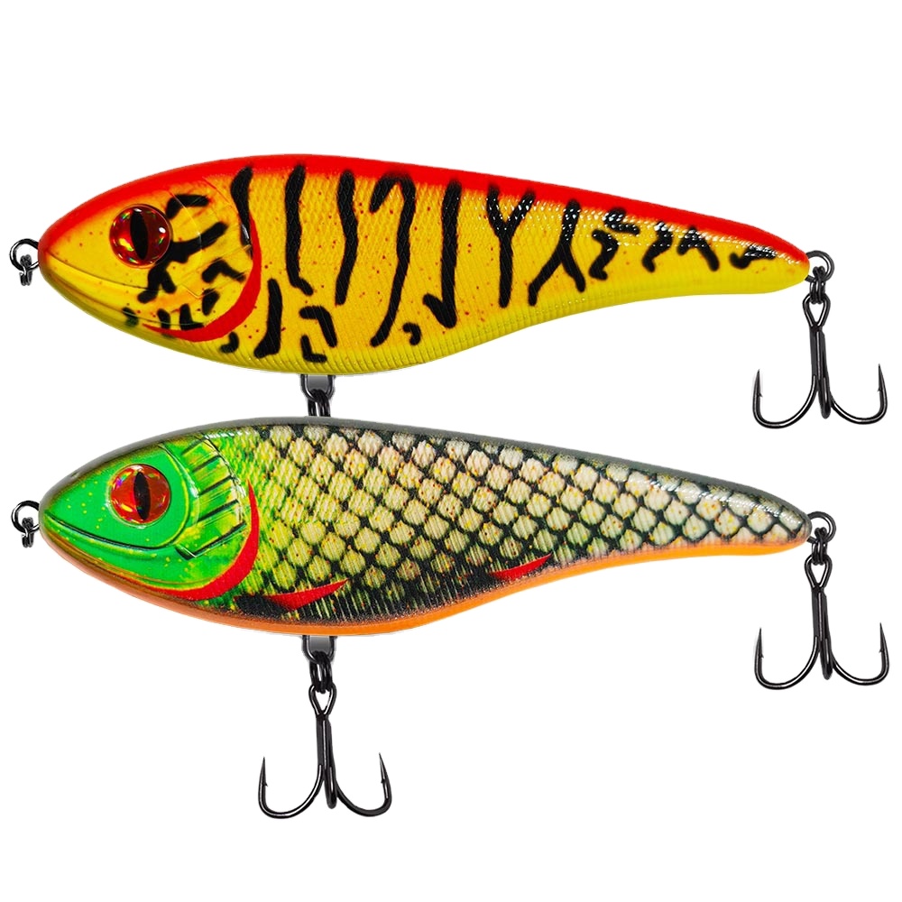 CHEERY Fishing Tackle Live Bait Stainless Steel Slow-Sinking Jerk Bait 150mm 80g Freshwater Bionic Pike – Hard Lure – view 3
