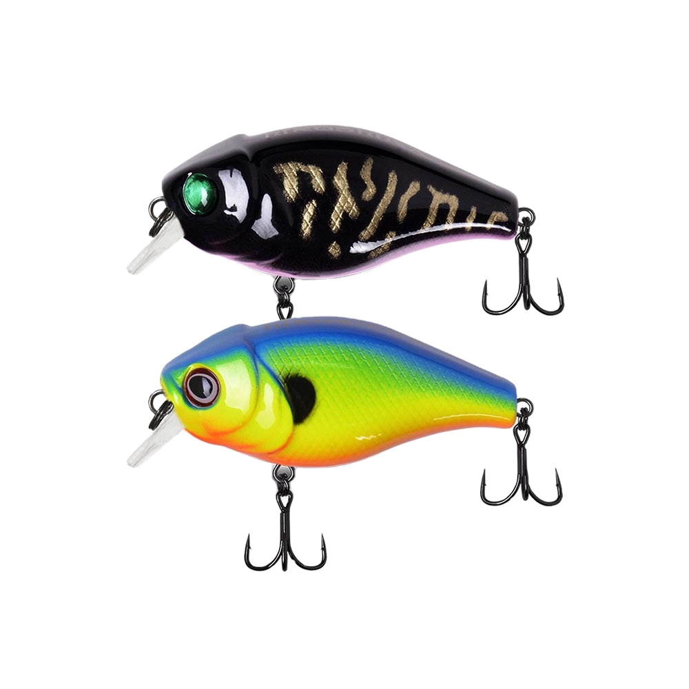 Lure Freshwater Fat Minnow 50mm 6g Plastic Hard Bait Biomimetic Lure Bass Snakehead Fish 10# Hook – Hard Lure – view 1