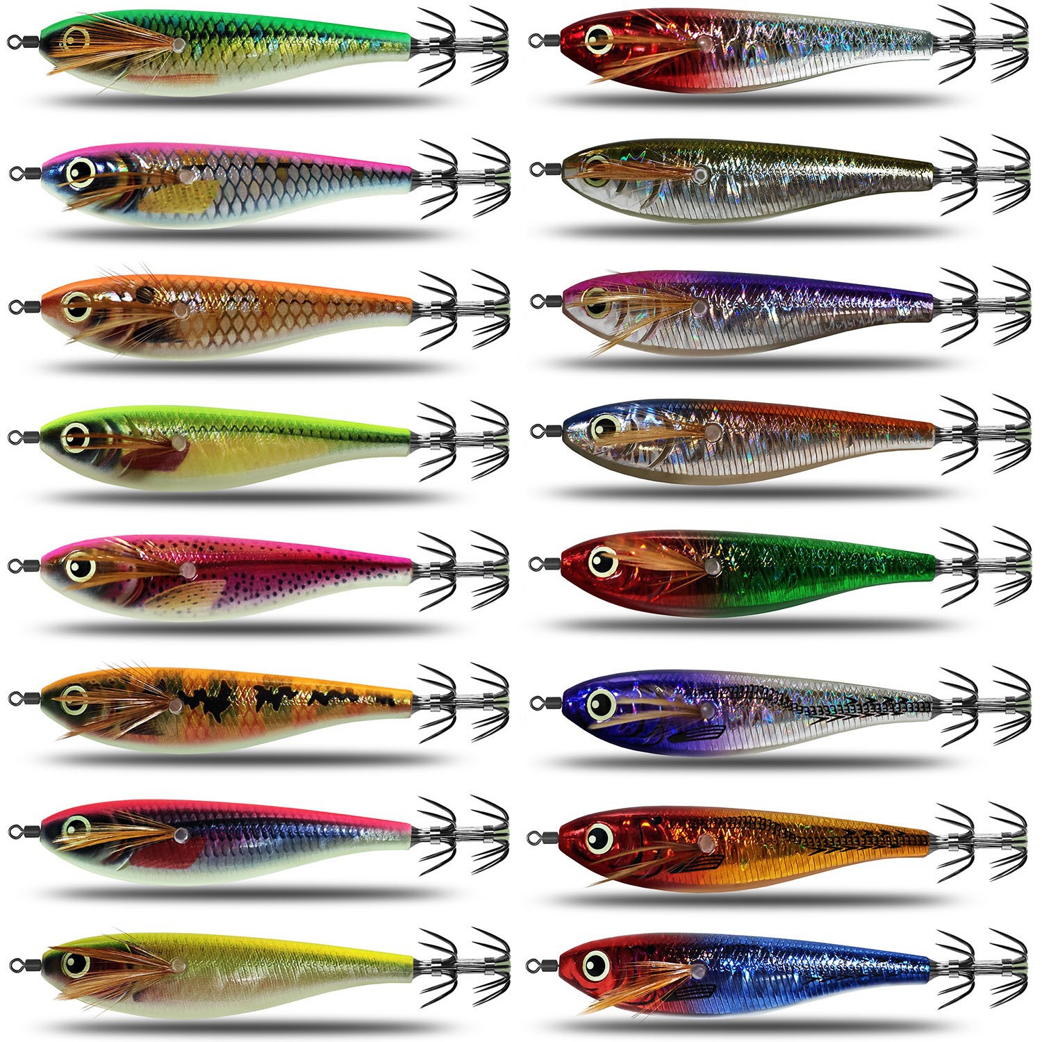 Wooden Shrimp Artificial Hard Bait Night-Luminous Balancing 80mm 107g No Hooks Fishing Lure – Hard Lure – view 2