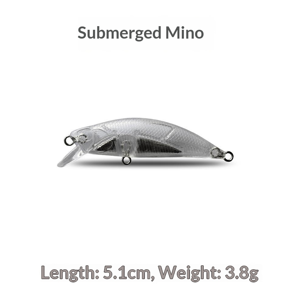 Japanese-Style Subsurface Minnow Stainless Steel DIY Lure Blank 51cm/38g Transparent Live Bait Fish – Hard Lure – view 2