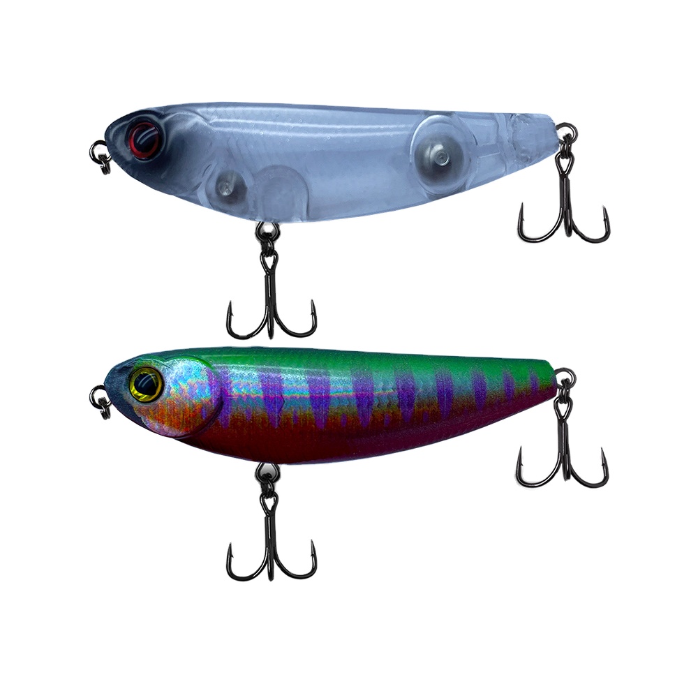 Factory Wholesale Stainless Steel Micro Floating Pencil 57mm 55g Artificial Hard Bait Topwater Lure With Hooks for Bass – Hard Lure – view 2