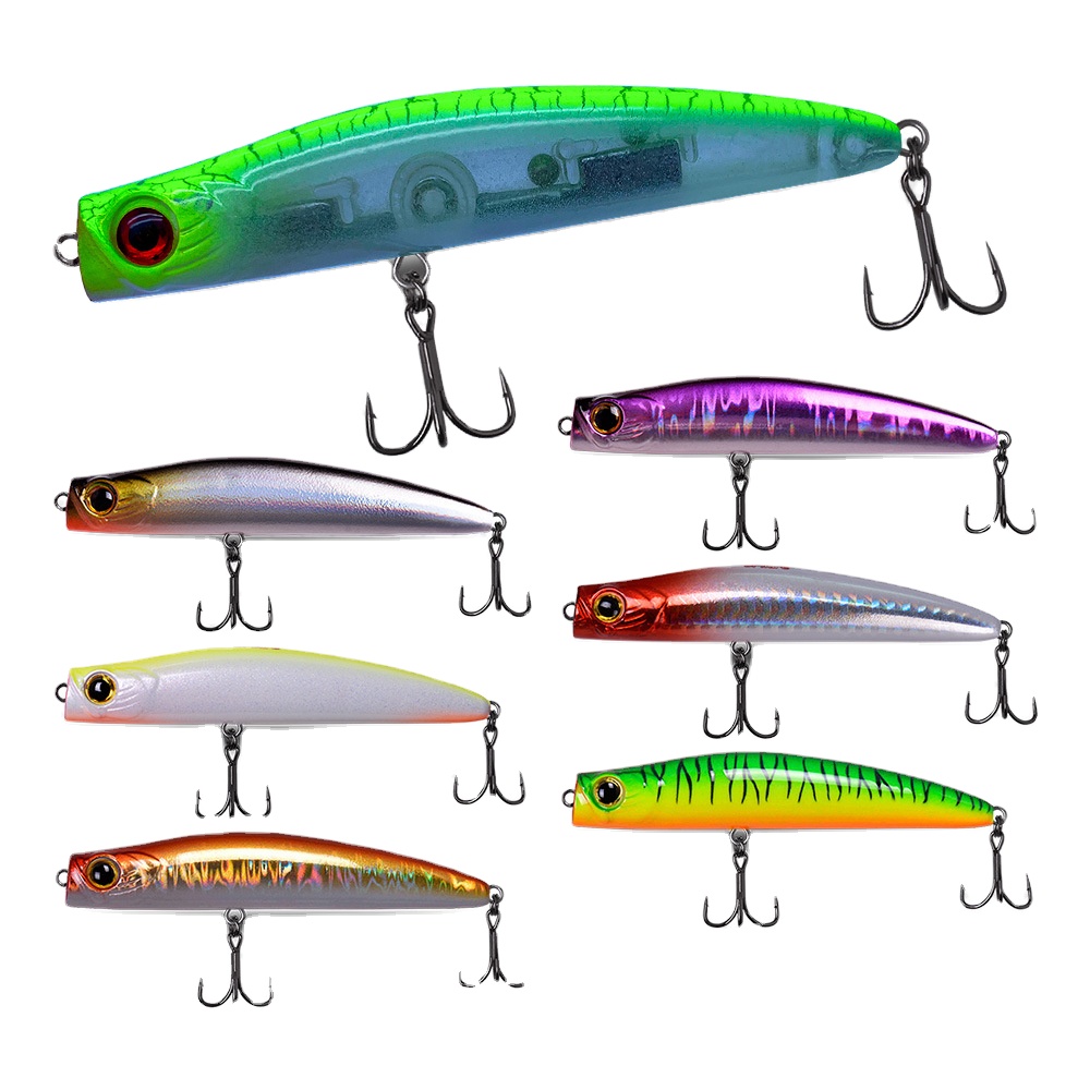 Stainless Steel Lure 75mm 135g 85mm 19g Sinking Twitching Flat-Head Pencil Artificial Hard Bait for Snakehead – Hard Lure – view 2