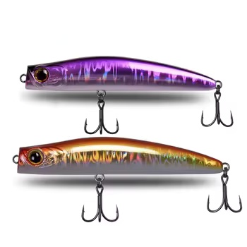 Stainless Steel Lure 75mm 135g 85mm 19g Sinking Twitching Flat-Head Pencil Artificial Hard Bait for Snakehead – Hard Lure – view 4