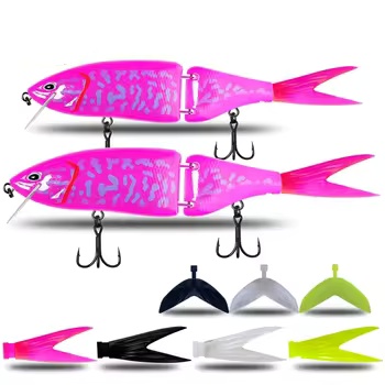 Lure Fishing Bait Floating Multi-segment Swimbait Stainless Steel 185mm 70g / 220mm 115g Bass Artificial Hard Bait – Hard Lure – view 3