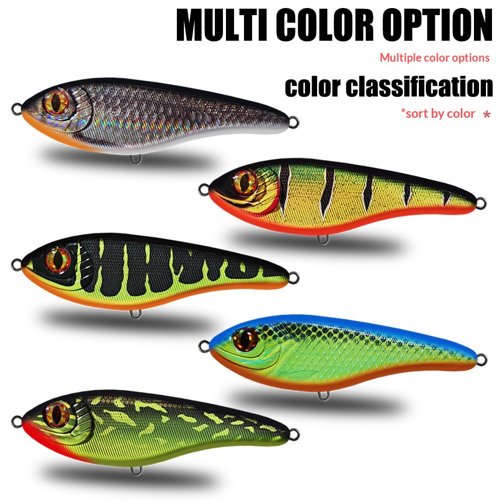 CHEERY Submersible Vibrating Sinking Biomimetic Fish Lure 105cm 12cm Stainless Steel Slow-Sinking Artificial Hard Bait – Hard Lure – view 5