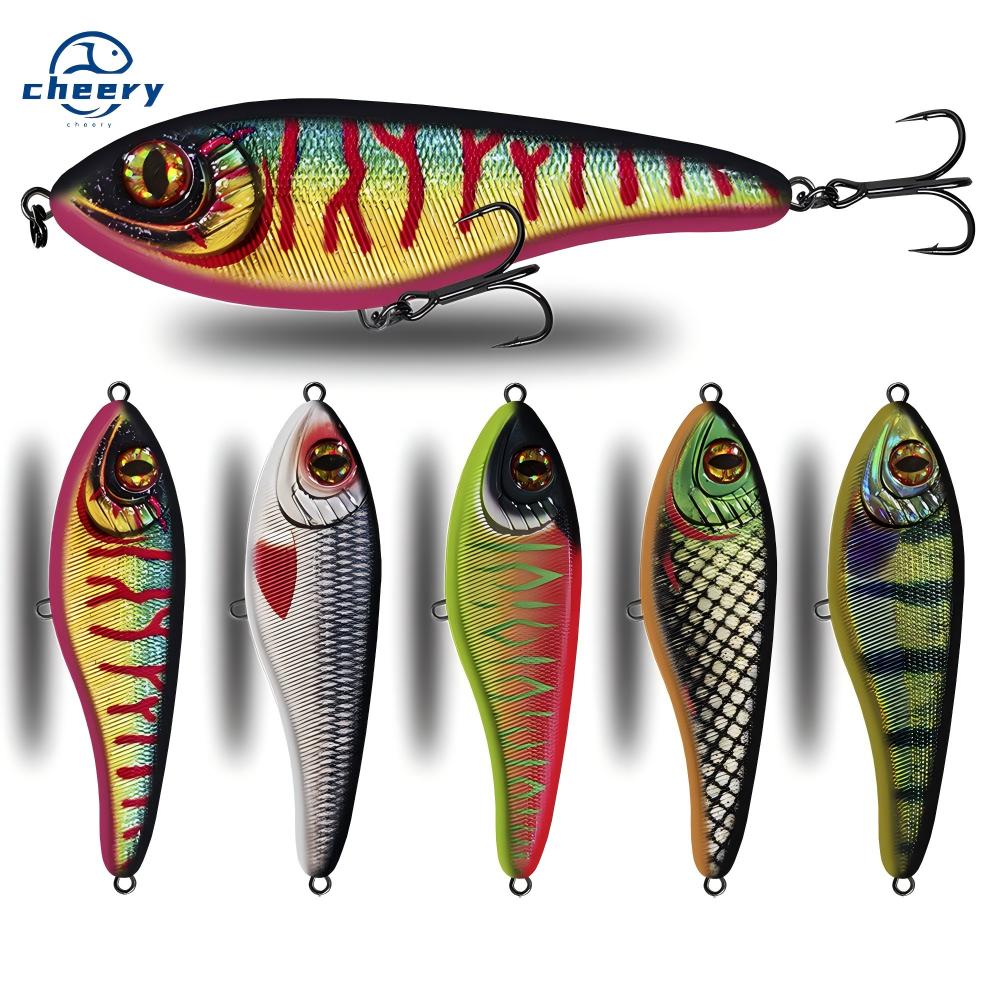 CHEERY Submersible Vibrating Sinking Biomimetic Fish Lure 105cm 12cm Stainless Steel Slow-Sinking Artificial Hard Bait – Hard Lure – view 1