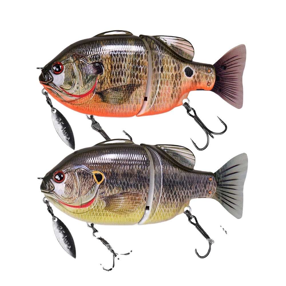 Plastic Artificial Hard Bait Lure Multi-segment Simulation Bait Freshwater Bass Floating 140mm/120mm – Hard Lure – view 3