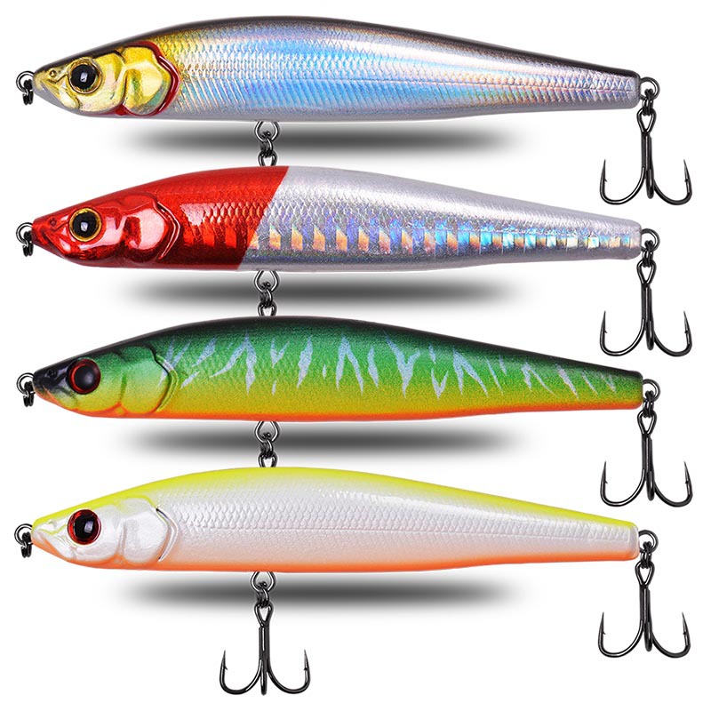 Trembling Lead Lure ABS Fishing Bait 85mm 155g Long-Cast With Hooks for Snakehead Bass Mandarin Fish Sucker Fish – Hard Lure – view 4
