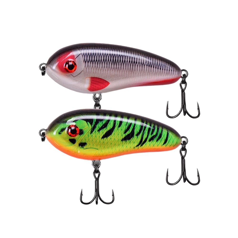 Live Bait 60mm 11g Freshwater Trembling Sinking JERK BAIT Snakehead Mandarin Fish Plastic Fishing Lure With Hooks – Hard Lure – view 4