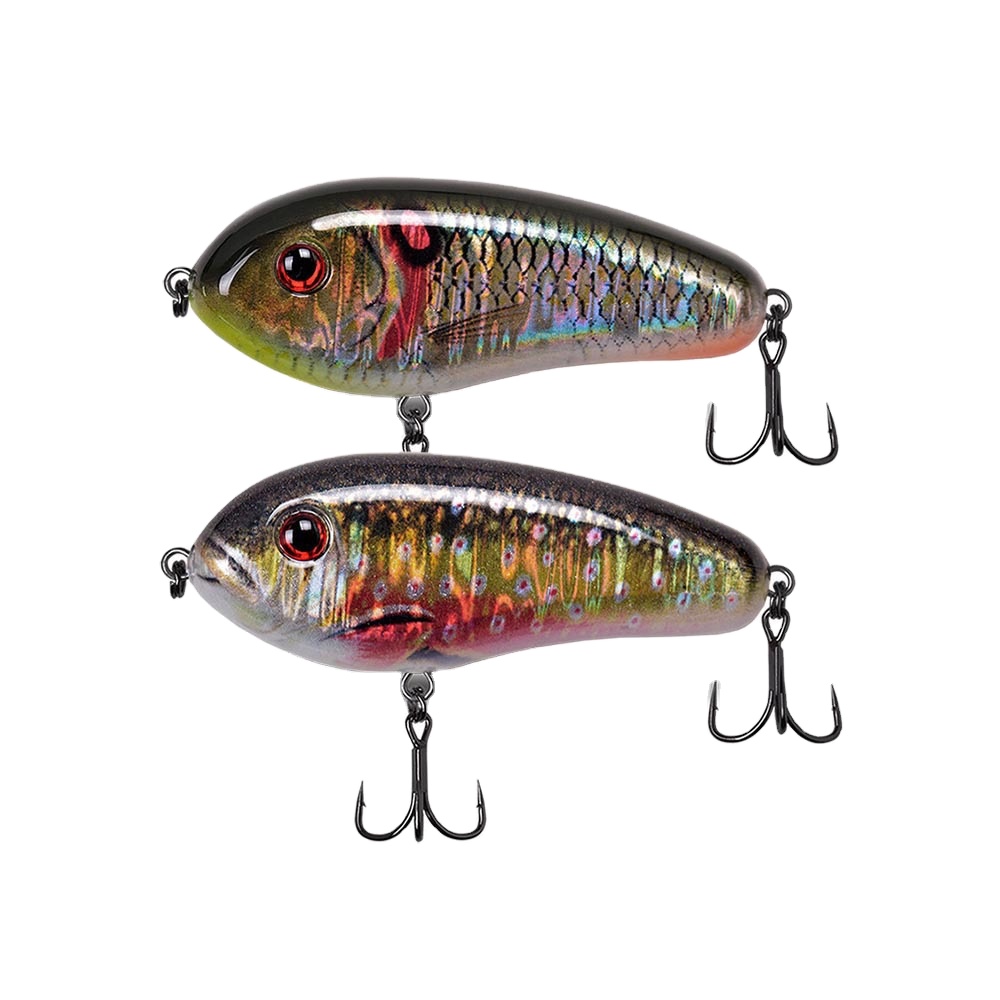 Live Bait 60mm 11g Freshwater Trembling Sinking JERK BAIT Snakehead Mandarin Fish Plastic Fishing Lure With Hooks – Hard Lure – view 1