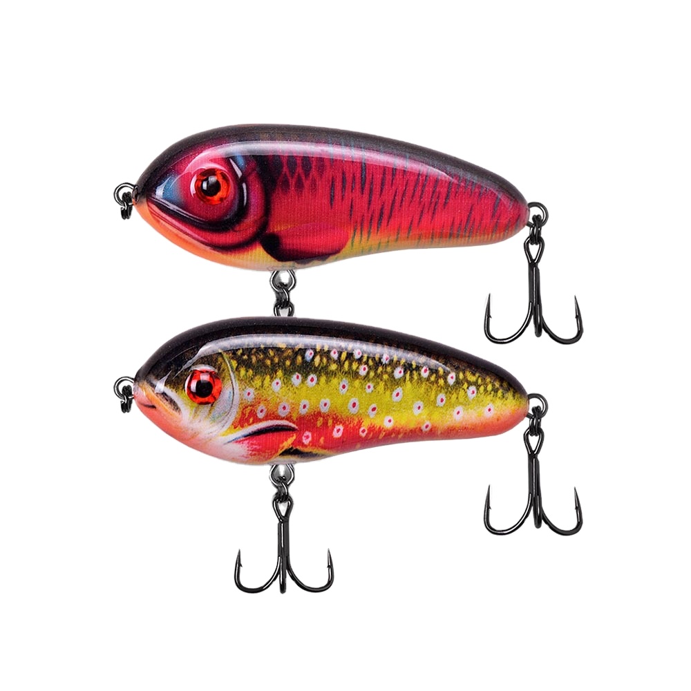Live Bait 60mm 11g Freshwater Trembling Sinking JERK BAIT Snakehead Mandarin Fish Plastic Fishing Lure With Hooks – Hard Lure – view 2