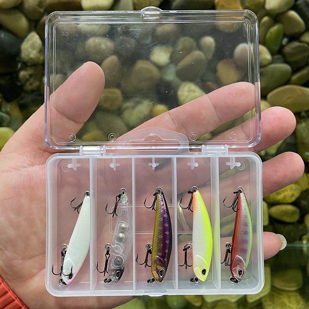 Factory-Production Direct-Sale Stainless Steel Submersible Pencil 52mm 49g Japanese-Style Micro Lure Red-Tail Five-Stripe Black – Hard Lure – view 4