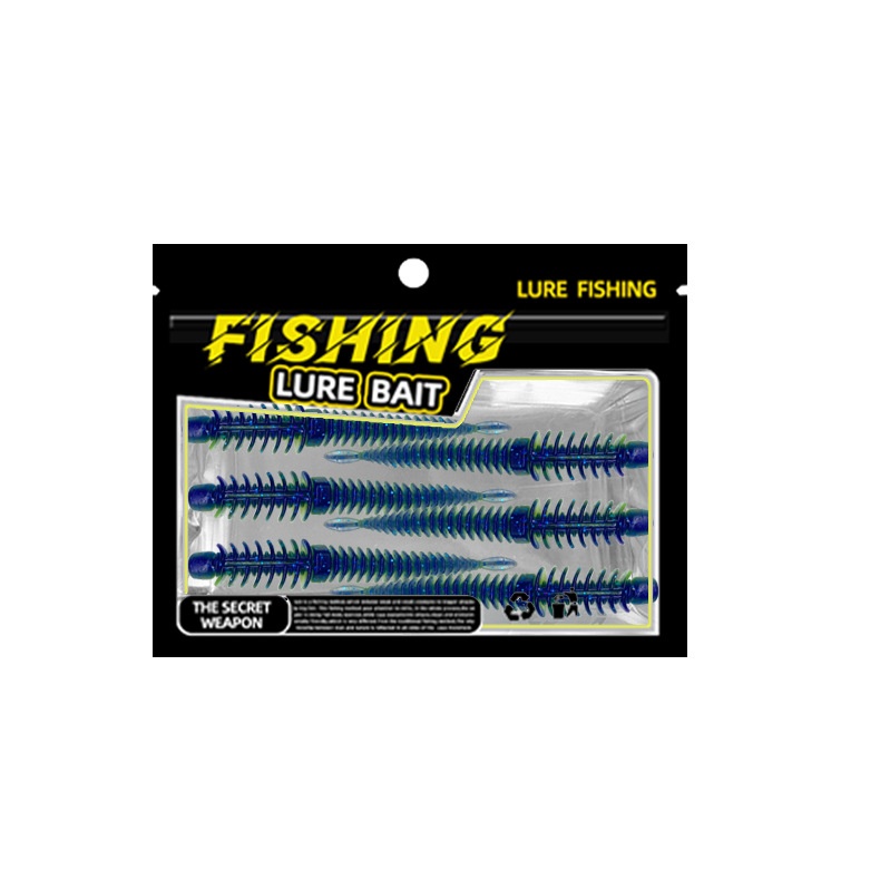 Lure Floating Anti-thread Needle Tail Stainless Steel Soft Bait Light Smell Dance Worm Inverted Fishing Ned Black Pit Fish – Soft Lure – view 2