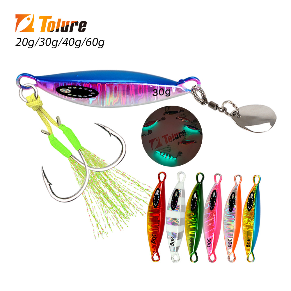 Cross-Border Xiaodoudou Artificial Hard Bait Lure Mini Metal Jig Long-Cast 20g-60g Sea Boat Freshwater Bass Snakehead Imitation – Hard Lure – view 5