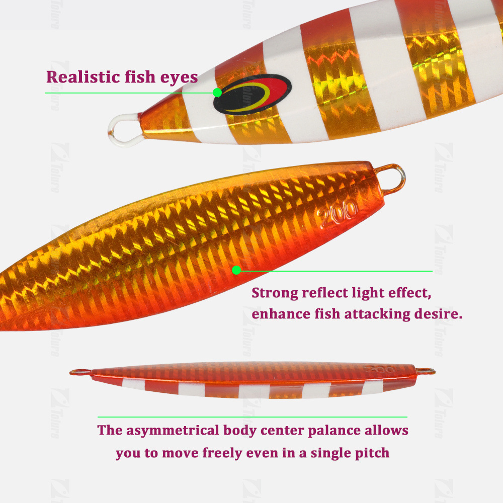 Slow-Rolling Iron Plate Artificial Hard Bait for Saltwater Fish Boat Fishing Deep-Sea Squid & Grouper Lure – Hard Lure – view 3