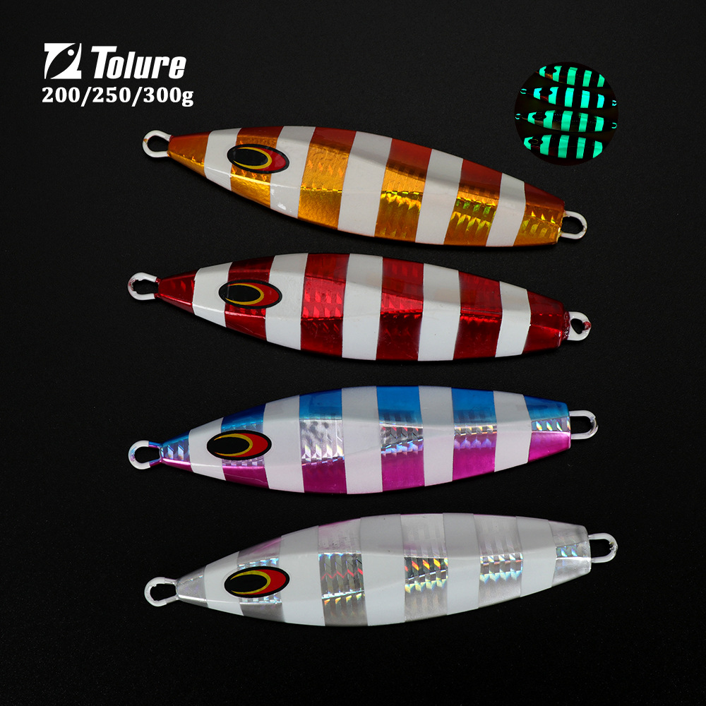 Slow-Rolling Iron Plate Artificial Hard Bait for Saltwater Fish Boat Fishing Deep-Sea Squid & Grouper Lure – Hard Lure – view 5