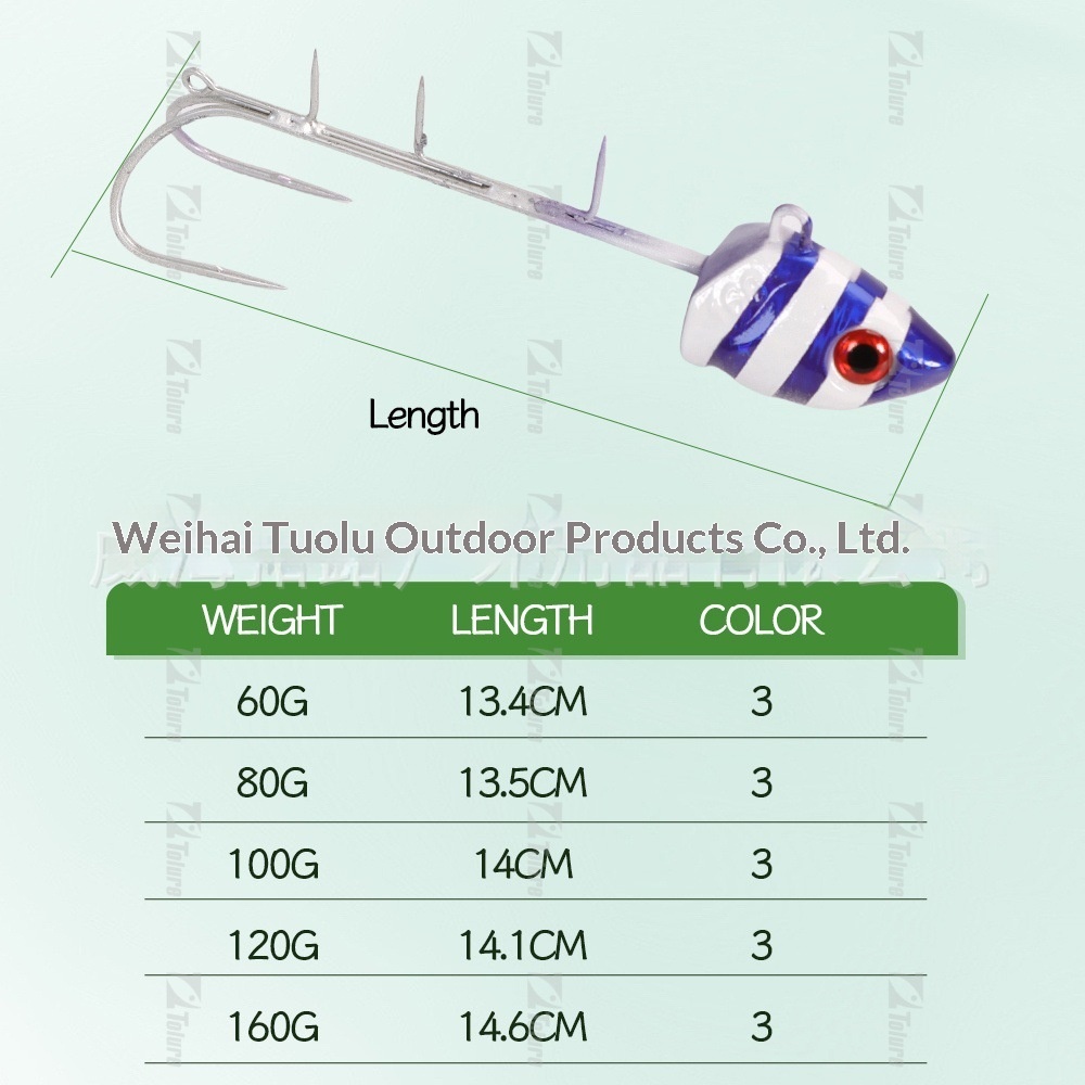 Hot-Selling New Product Luminous Double Hooks Tenya Cutlassfish Hook Deep-Sea Long-Cast Boat Lure Fishing Hook – Fishhook – view 2