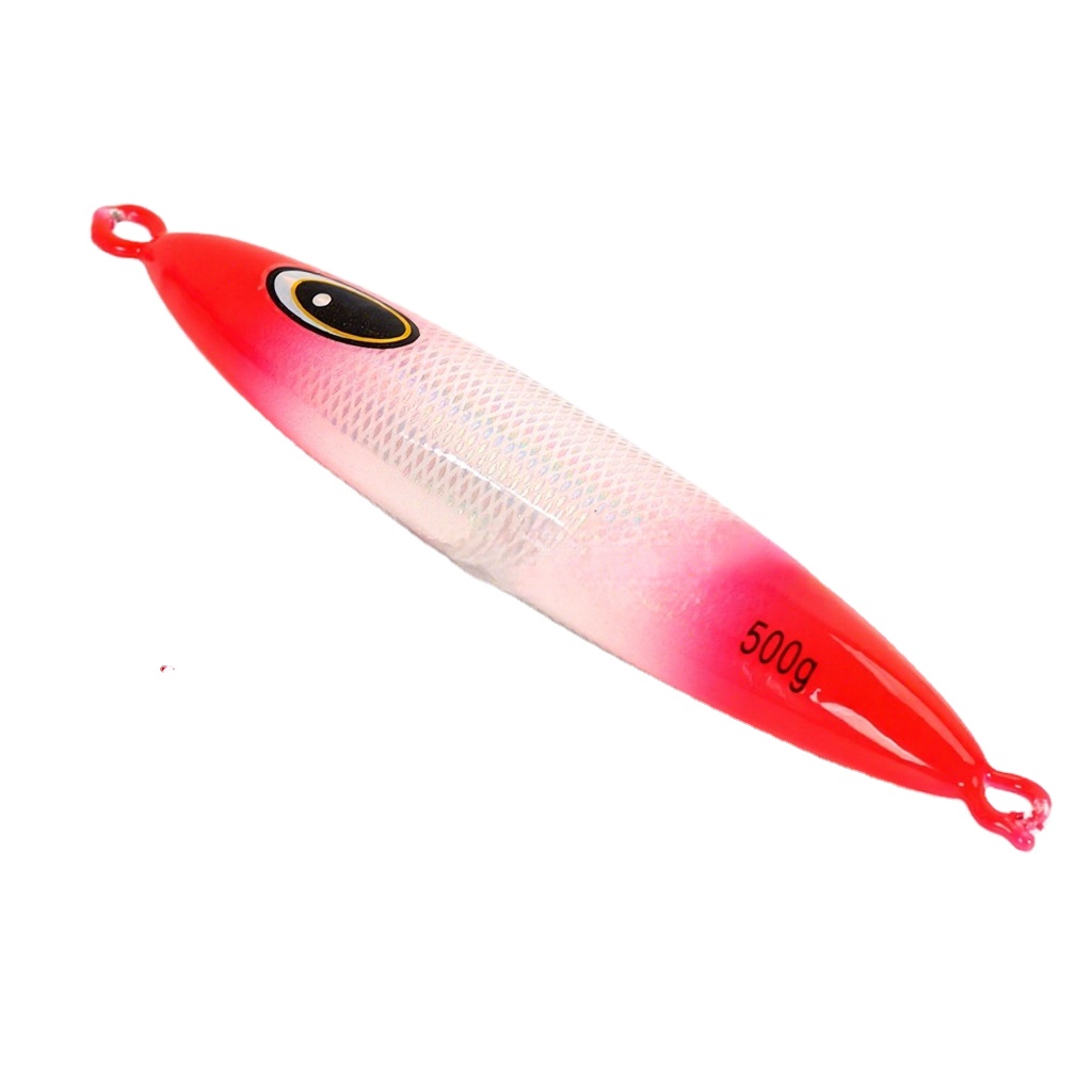 Road-Opening Big Heavy-Pound Fat-Type Night-Glow Jig 200g-600g Sea Fishing Boat Fishing Lead Fish Lure for Saltwater Fish – Hard Lure – view 1