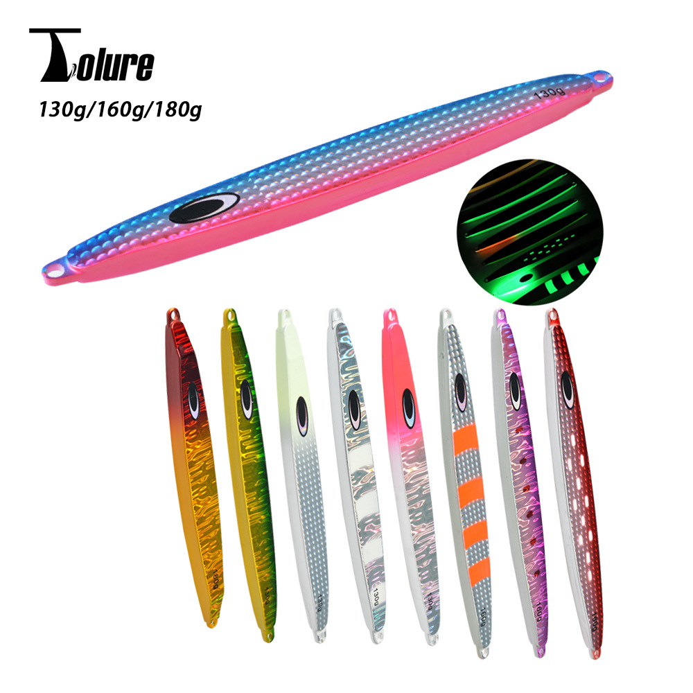 New Arrival 3D Printed Natural Style Artificial Hard Bait Lead Fish Lure Boat Fishing Tuna 130/160/180g Without Hooks Wholesale – Hard Lure – view 5