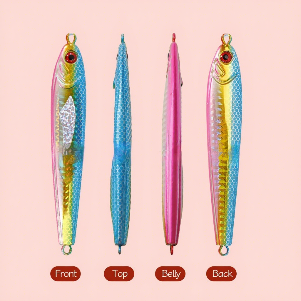 Tuolu Lead Fish Lure 100g-200g Glow-in-the-Dark Sea Fishing Boat Fishing Long-Cast Jig Bait for Saltwater Fish – Hard Lure – view 3