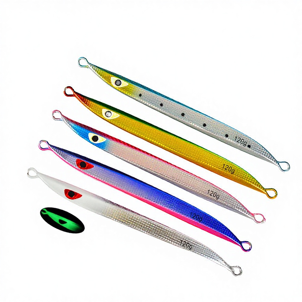 Noctilucent Sea & Boat Fishing Metal Jig MB1 Same Style Fast-Sinking UV Quick-Pull Tuna Bullet Artificial Hard Bait Lure – Hard Lure – view 1