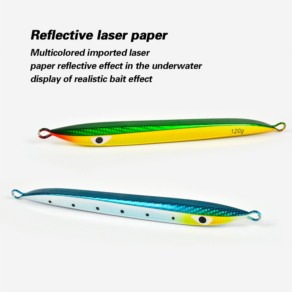 Noctilucent Sea & Boat Fishing Metal Jig MB1 Same Style Fast-Sinking UV Quick-Pull Tuna Bullet Artificial Hard Bait Lure – Hard Lure – view 4