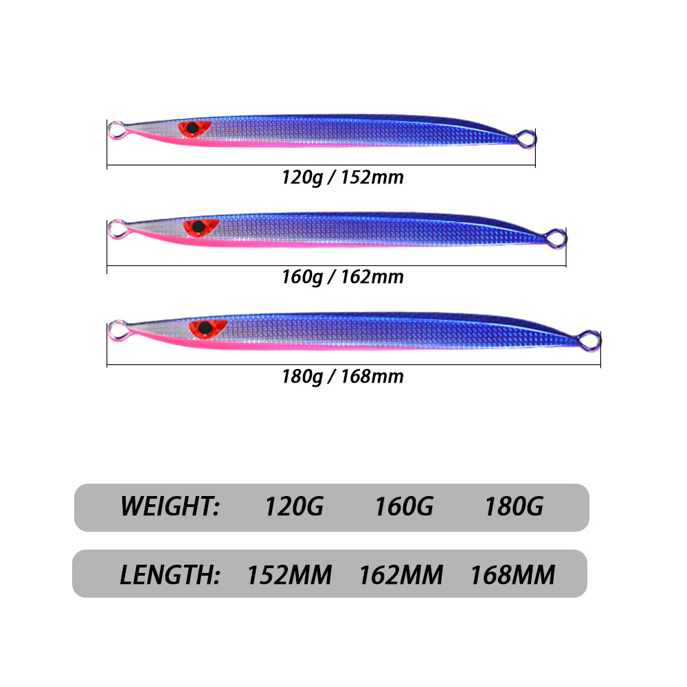 Noctilucent Sea & Boat Fishing Metal Jig MB1 Same Style Fast-Sinking UV Quick-Pull Tuna Bullet Artificial Hard Bait Lure – Hard Lure – view 2