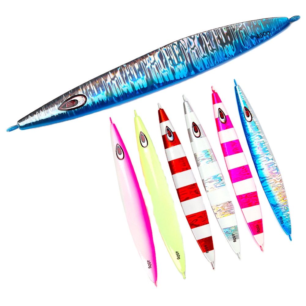 270g 350g 450g Deep-Sea Boat Fishing Heavy-Weight Luminous Fast-Sinking Slow-Rolling Metal Artificial Hard Bait Tuna Eel – Hard Lure – view 1