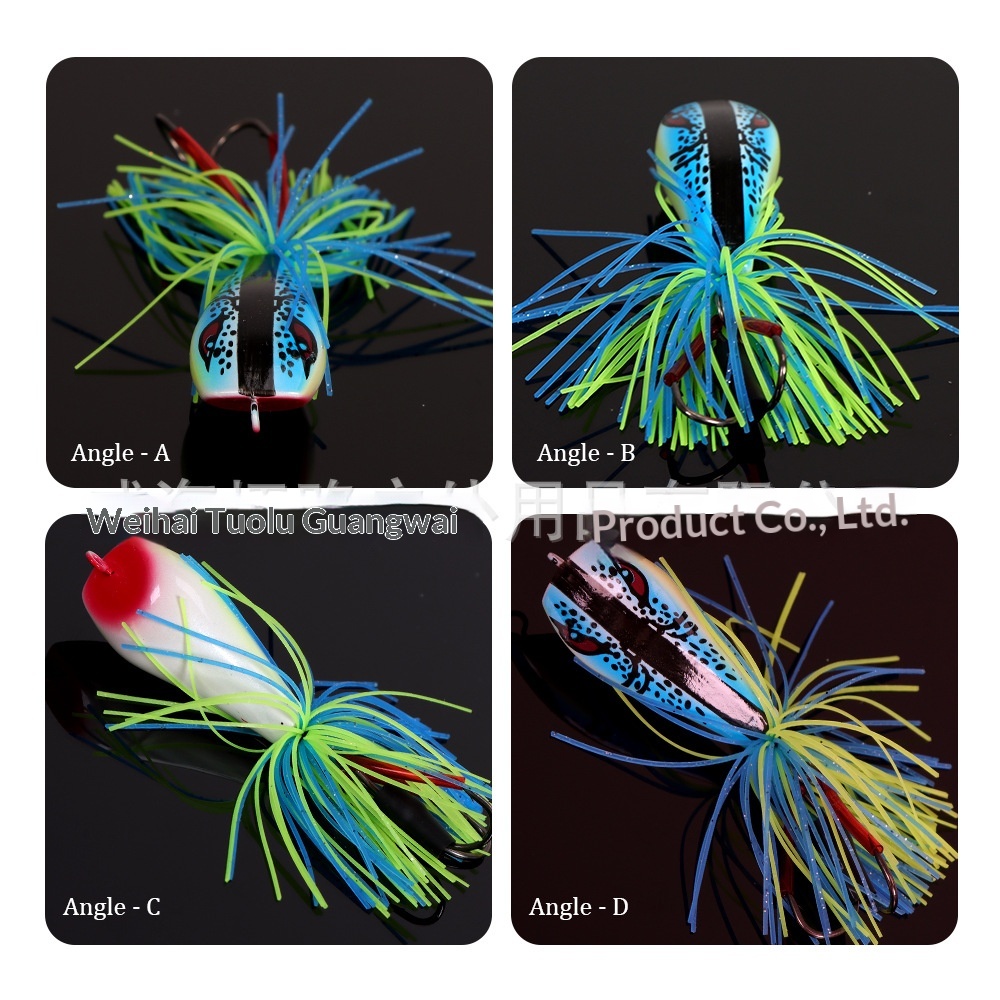 Trail-Breaking Simulation ABS Floating Surface Pencil Frog Lure Bionic Fishing Pliers Live Bait Hooks Sea Fishing Saltwater Fish – Fishing Lure – view 5