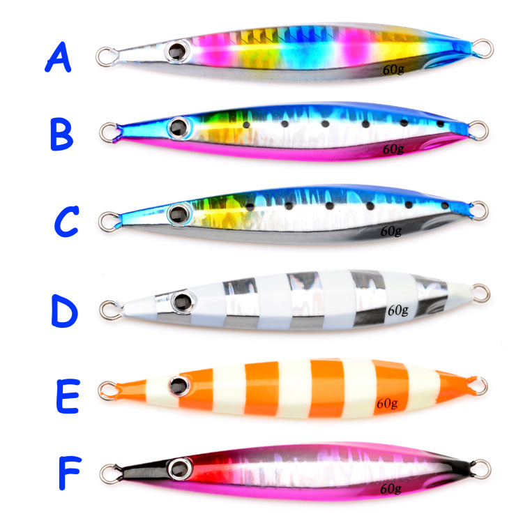 Tuolu Iron Plate Lure Fast-Sinking Slow-Rolling Spinnerbait Metal Jig Bait Shore Casting Sea Fishing Saltwater Fish Bionic – Hard Lure – view 3