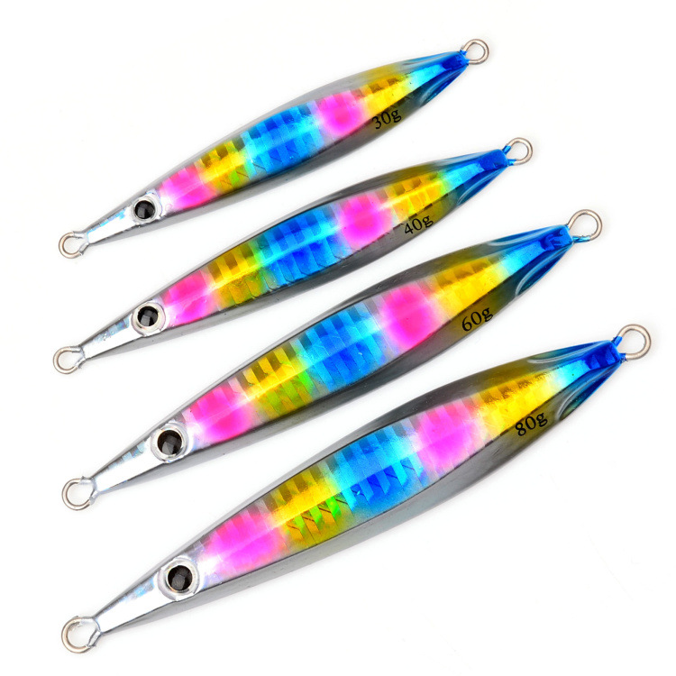 Tuolu Iron Plate Lure Fast-Sinking Slow-Rolling Spinnerbait Metal Jig Bait Shore Casting Sea Fishing Saltwater Fish Bionic – Hard Lure – view 2