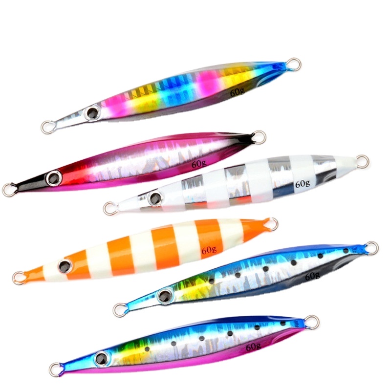 Tuolu Iron Plate Lure Fast-Sinking Slow-Rolling Spinnerbait Metal Jig Bait Shore Casting Sea Fishing Saltwater Fish Bionic – Hard Lure – view 1