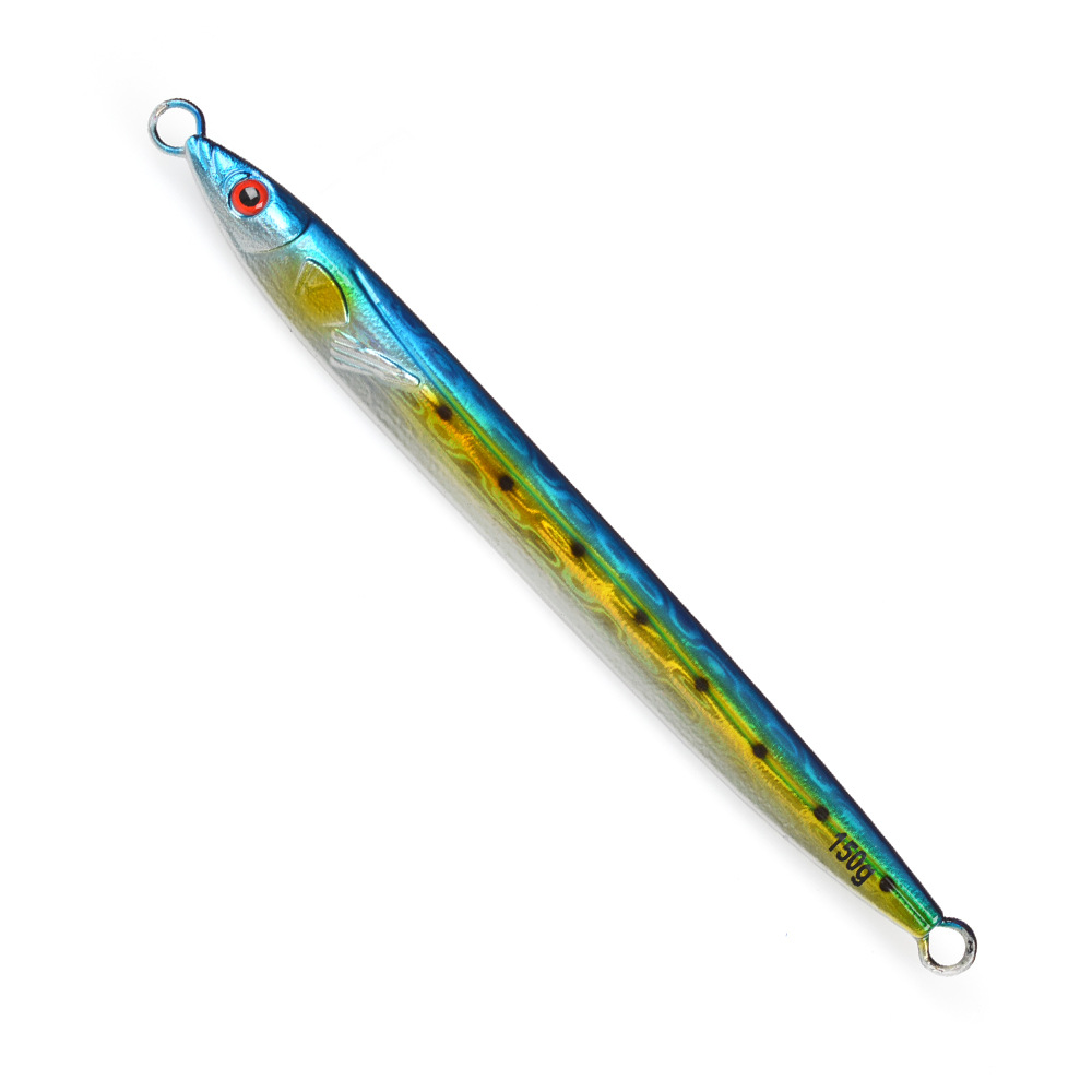 TL 3D Printed 150g Bionic Biomimetic Night-Luminous Fast-Sinking Metal Jig Minnow Lure for Spanish Mackerel and Bass – Hard Lure – view 3