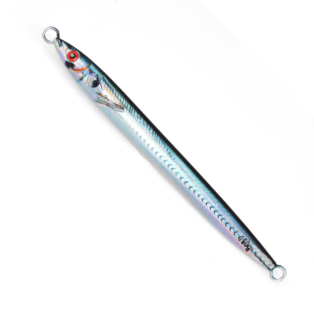 TL 3D Printed 150g Bionic Biomimetic Night-Luminous Fast-Sinking Metal Jig Minnow Lure for Spanish Mackerel and Bass – Hard Lure – view 4