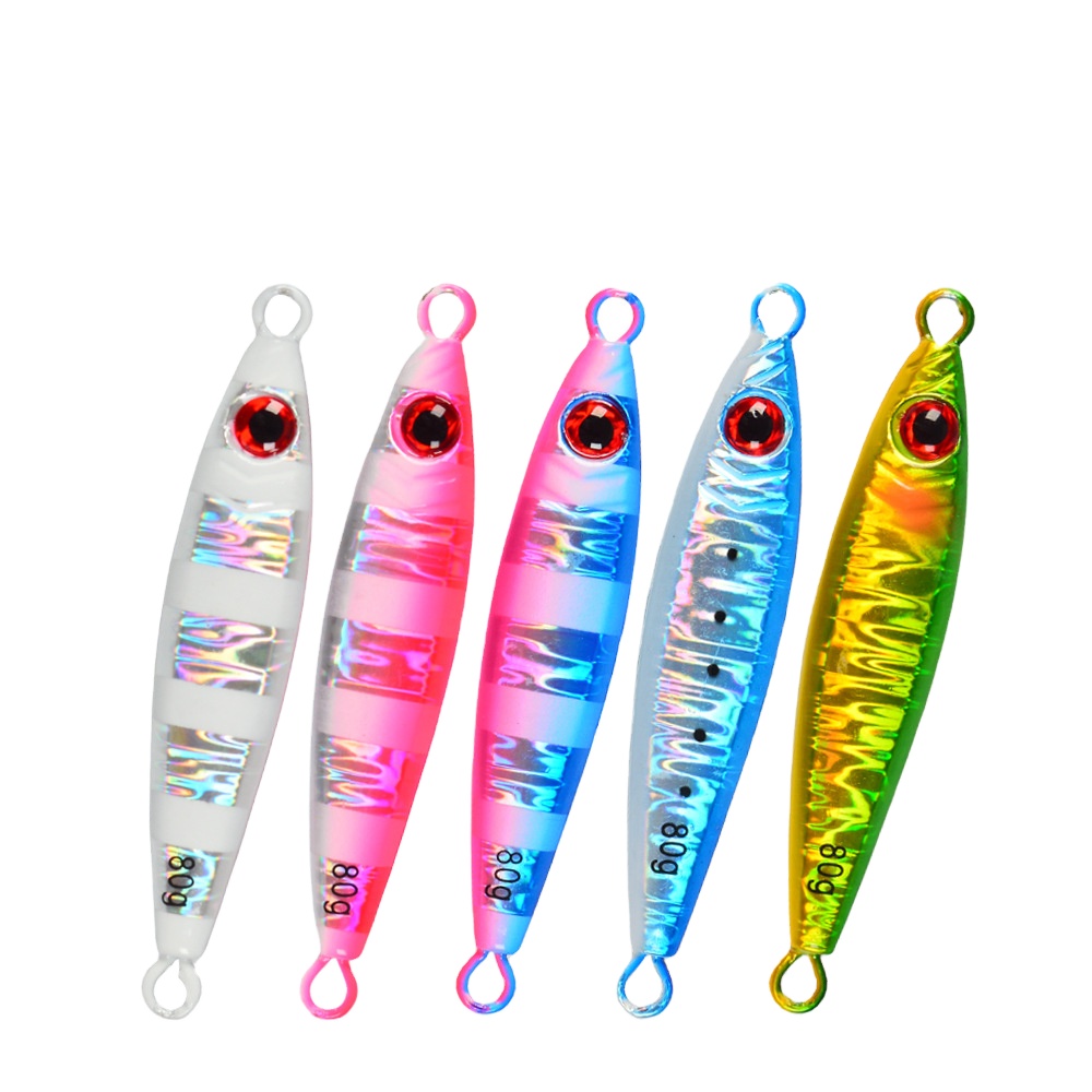 Cross-Border Xiao Pang New Color Lead Bait Long-Distance Casting Slow Jigging Laser Glow-in-the-Dark Metal Lure Hard Bait Fish – Hard Lure – view 1