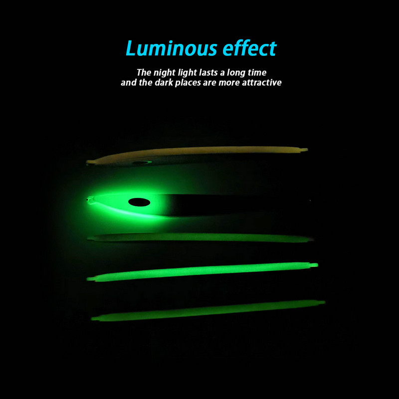 Cross-Border Iron Plate Lure Blade-Shape Deep-Sea Tuna Long-Cast Laser Metal Lead Fish Hard Bait Without Hooks In-Stock – Hard Lure – view 4
