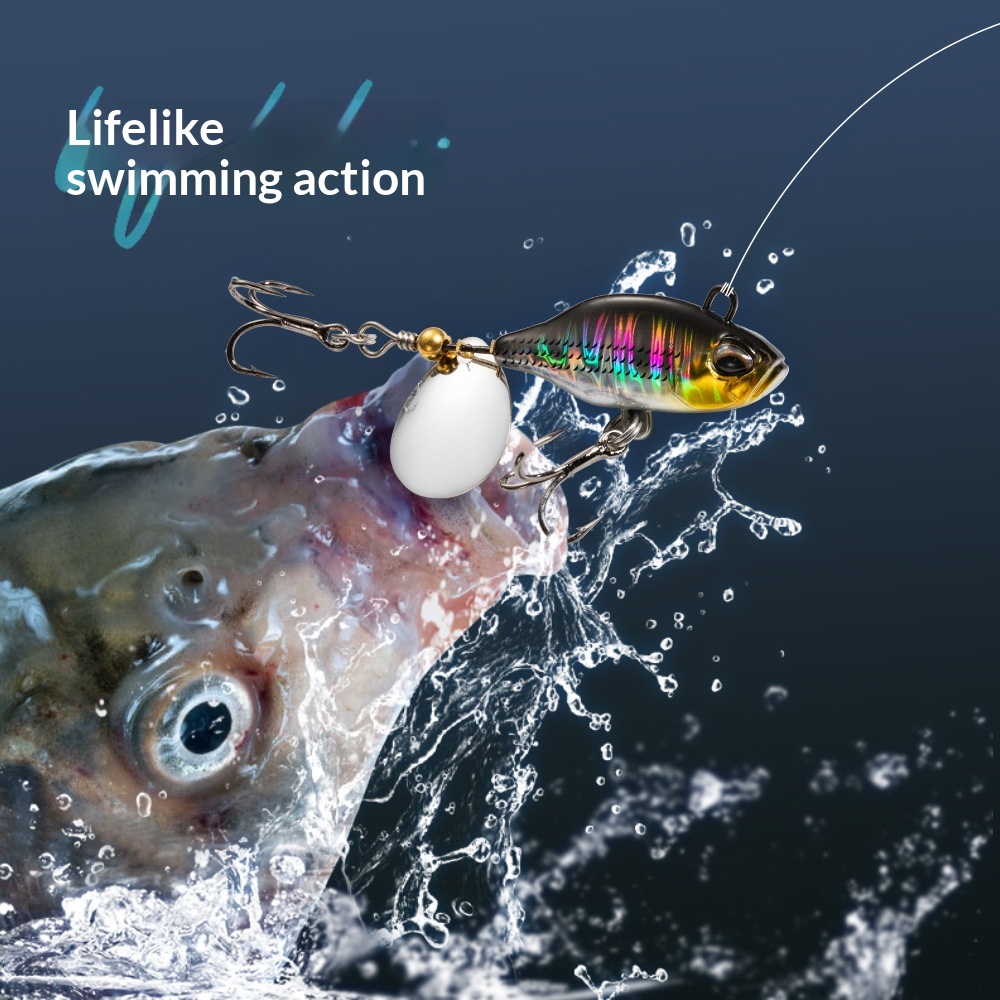 Lure Bait Spinning Sequin VIB Jig Lead Artificial Hard Bait 12g-23g Bass Perch Freshwater & Saltwater Set – Hard Lure – view 4