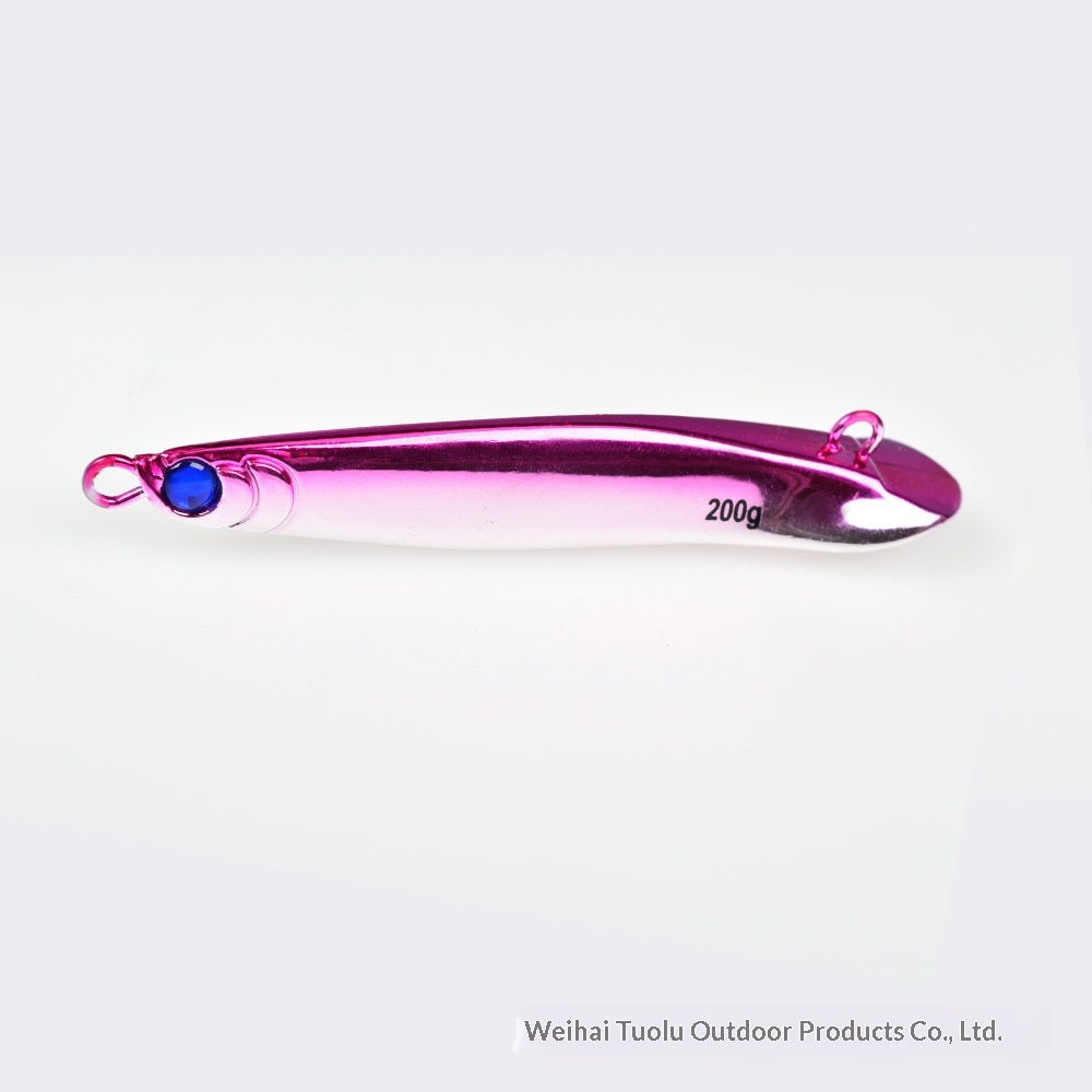 TL Yan Yue Electroplated Golden Fish Iron Plate 40g-200g Built-in Rattle Beads Long-range Saltwater Fishing Bottom Trolling – Fishing Lure – view 5