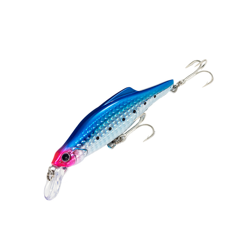 90mm/35g ABS Printed Factory Wholesale In-Stock Sinking Minnow Luminous Eye Laser Hot-Stamping Artificial Hard Bait Fishing Lure – Hard Lure – view 5