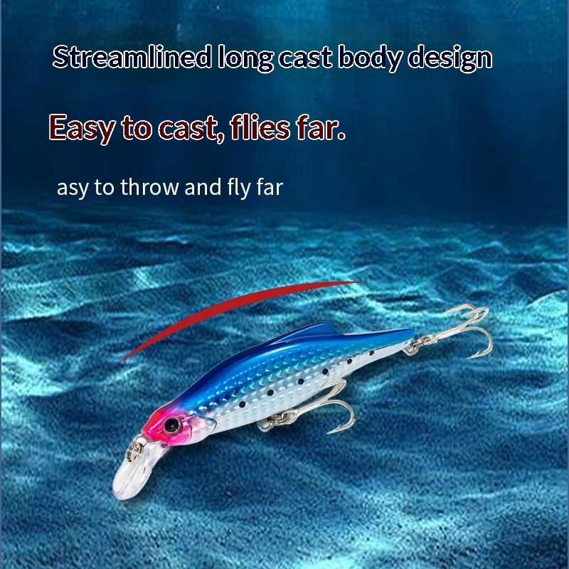 90mm/35g ABS Printed Factory Wholesale In-Stock Sinking Minnow Luminous Eye Laser Hot-Stamping Artificial Hard Bait Fishing Lure – Hard Lure – view 1