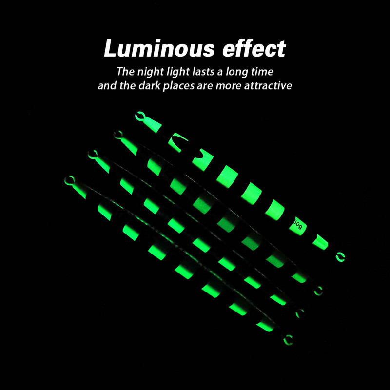 Cross-Border Hot-Selling 3D Printed Luminous Iron Plate Fast-Sinking Artificial Hard Bait Fish Sea Boat Fishing Tuna Mackerel – Hard Lure – view 4
