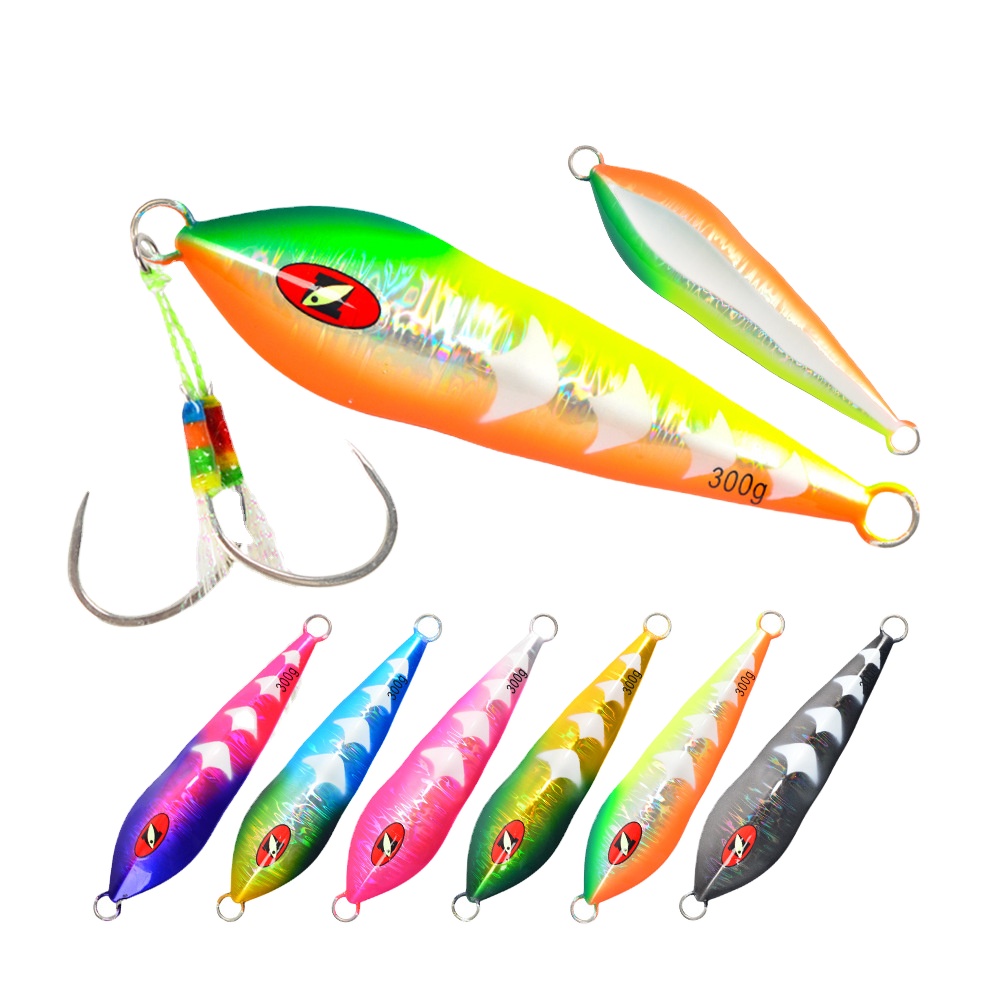 Lure Metal Jig Sea & Boat Fishing Luminous Bare Plate Fast-Sinking Bionic Boat-Shaped Without Hooks – Hard Lure – view 2