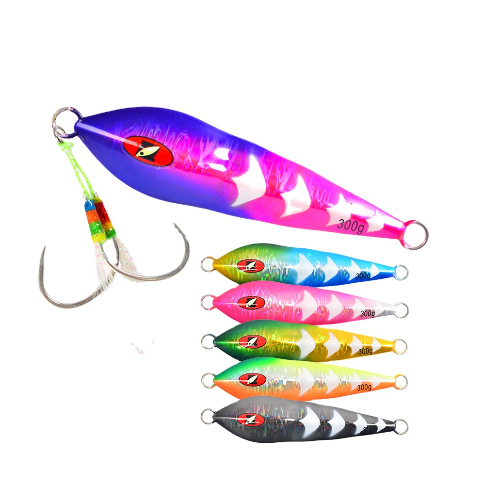 Lure Metal Jig Sea & Boat Fishing Luminous Bare Plate Fast-Sinking Bionic Boat-Shaped Without Hooks – Hard Lure – view 1