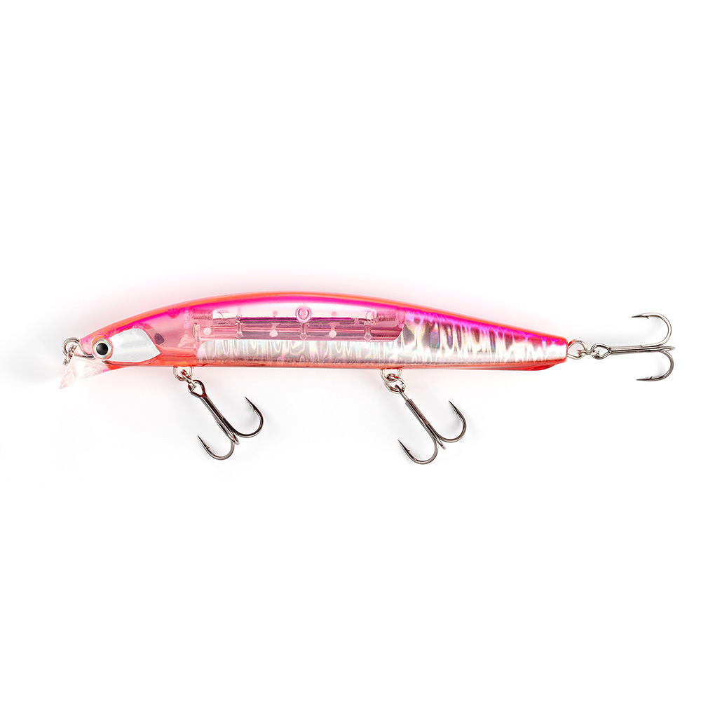 CHEERY Wholesale Cross-Border Live Bait Minnow Stainless Steel Dead-Float System Glitter 14cm/32g Saltwater Fishing Tackle – Fishing Lure – view 2