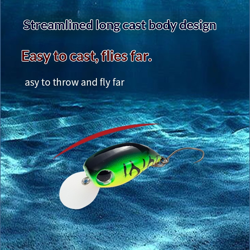 Little Fat Man Lure 34cm/19g Plastic Imitation Fish Crankbait Hard Bait Fishing Tackle Mini Trout Floating Trolling Hooks – Hard Lure – view 2