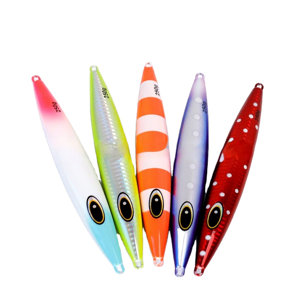 Sea Fishing Lure Metal Jig Night-Luminous Slow-Rolling 150g-600g Deep-Sea Boat Fishing Artificial Bait Without Hooks – Hard Lure – view 1