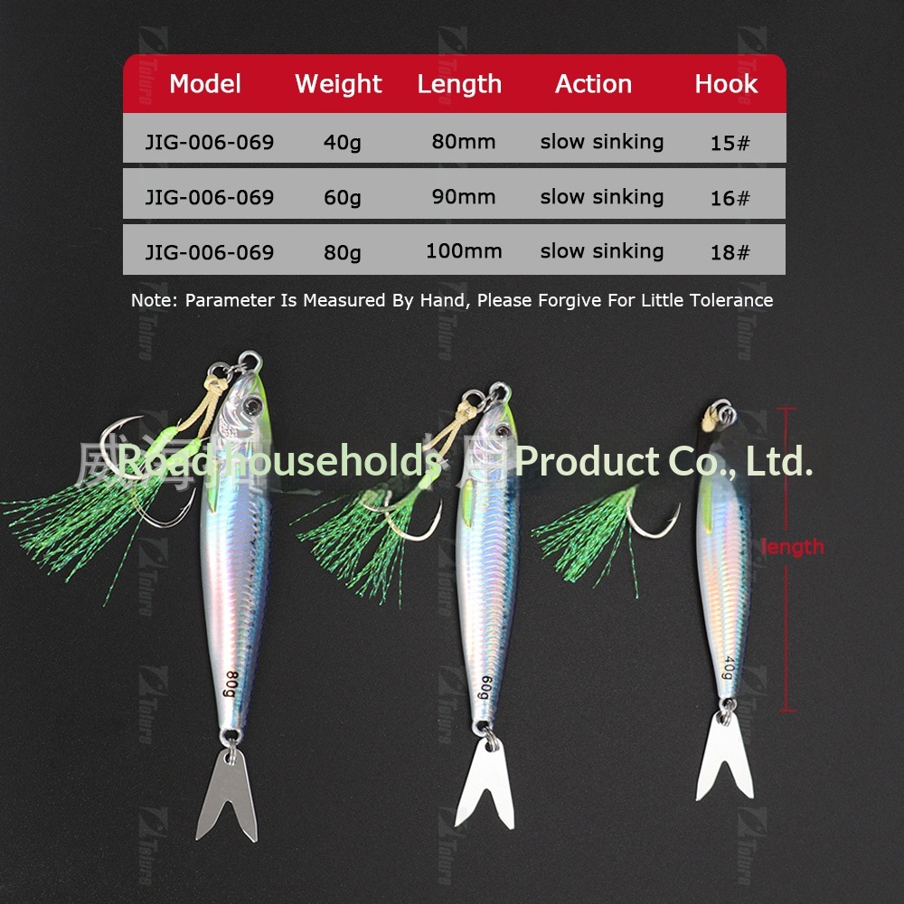 Trail-Blazing Little Sprite Iron Plate Lure Slow Shake Long-Cast Spanish Mackerel Sequin Sea Fishing Boat Fishing Artificial – Hard Lure – view 2