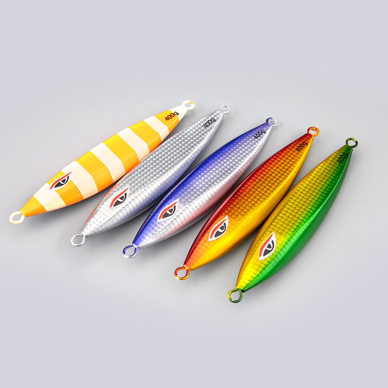 Deep-Sea Boat Fishing Artificial Hard Bait Slow-Rolling Luminous Metal Jig Lead Fish Tuna Bait 300g 400g 500g Wholesale – Hard Lure – view 1