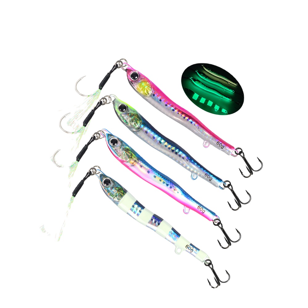 S-Type Little Jack Shore Lead Metal Jig Lure with Slow-Jerking Action for Saltwater Fish Sea & Boat Fishing Bait – Hard Lure – view 2